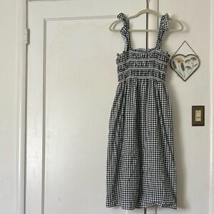 BCBGeneration Gingham Midi Dress